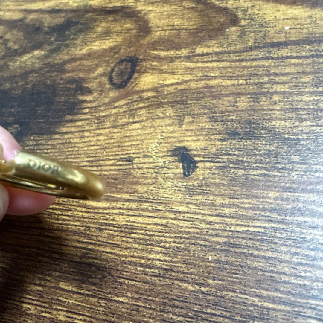 Dior ゴールド フープピアス