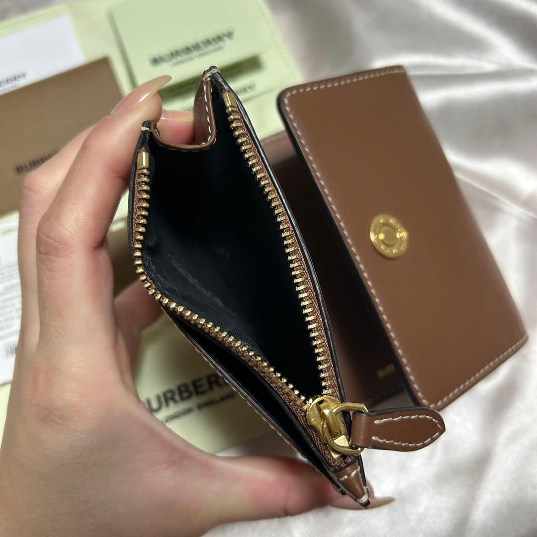 バーバリー BURBERRY 財布 ウォレット ブラウン ベージュ ほぼ未使用