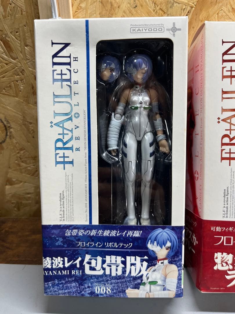 リボルテック 綾波レイ アスカ 包帯版綾波　セット　　未開封