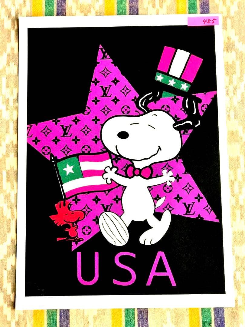 【新品】ルイビトン ✖️スヌーピー　コラボポスター　お店のディスプレイにも最