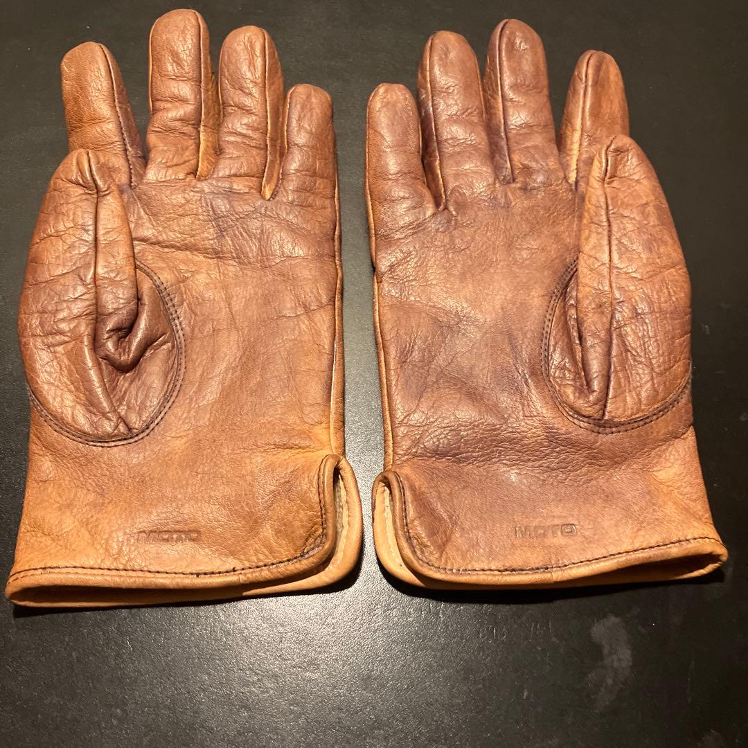 G*8様 moto/motor/レザーグローブ/カシミア