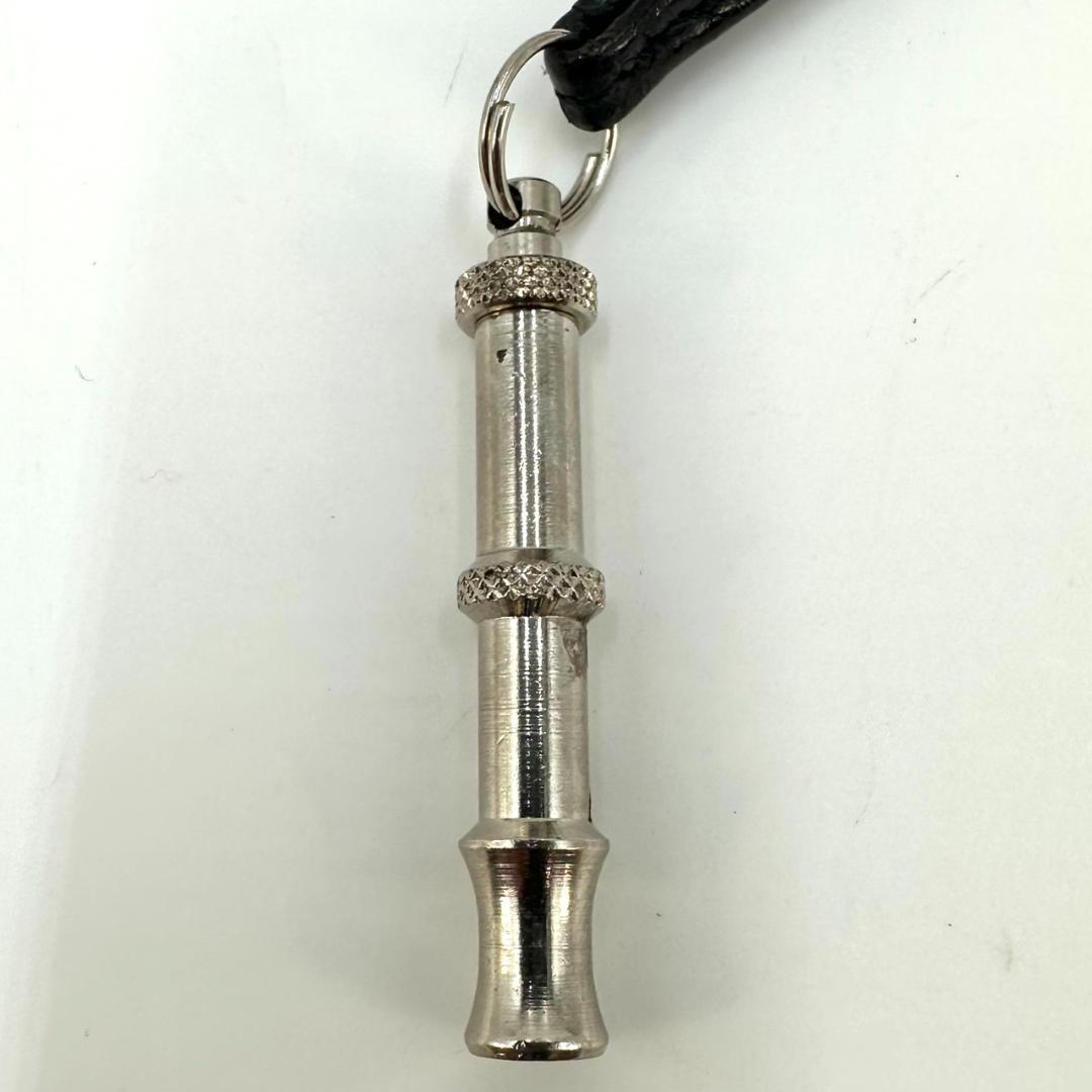 美品★HERMES エルメス ネックレス シフレ 超音波 ドッグホイッスル