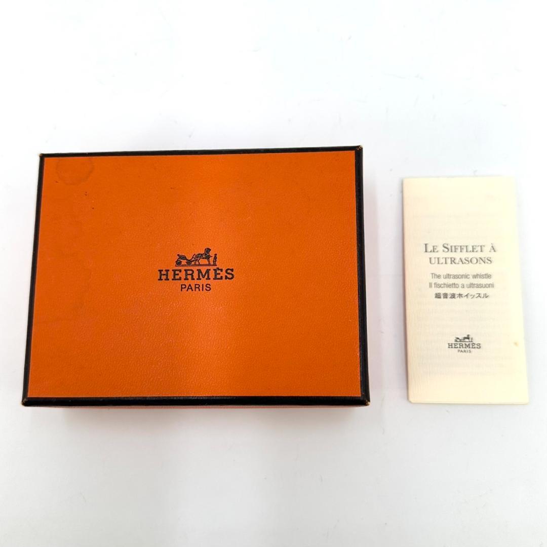 美品★HERMES エルメス ネックレス シフレ 超音波 ドッグホイッスル