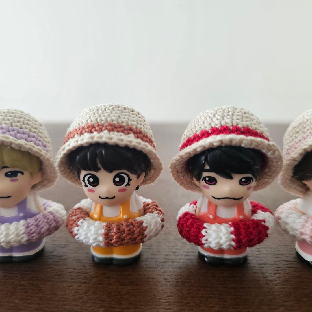 ハンドメイド　なにわ男子　指人形　麦わら帽子&浮き輪セット　オーダー受付中