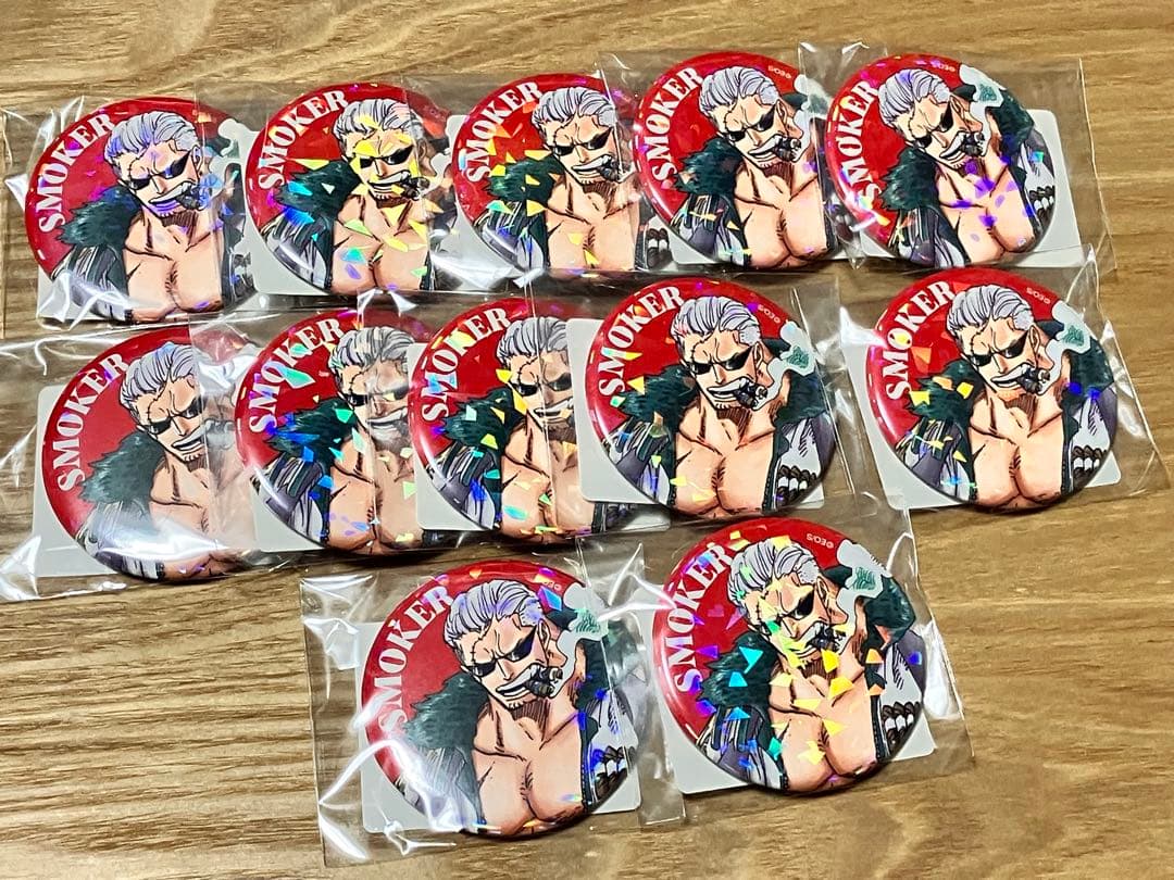 ONEPIECE ワンピース オールスター缶バッジ スモーカー 12個