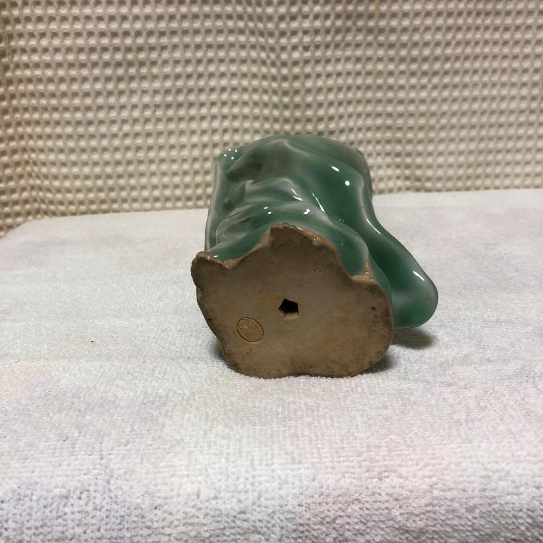 青磁　観音様　鶴夢荘　仏像　骨董　希少