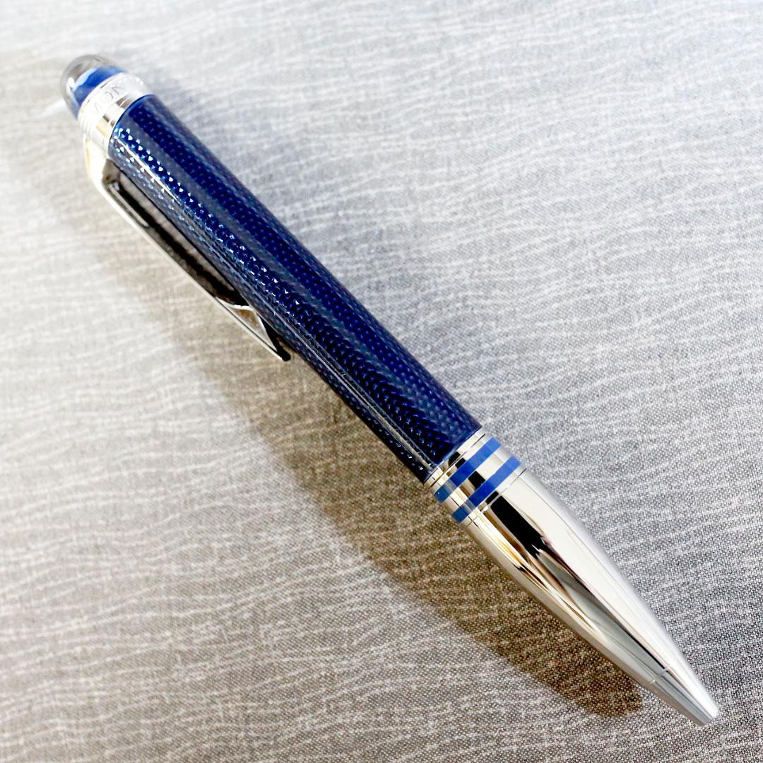 【極美品】モンブラン ボールペン スターウォーカー ブループラネット メタル
