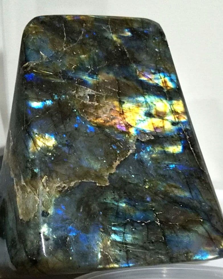 ラブラドライト 発色多数 希少