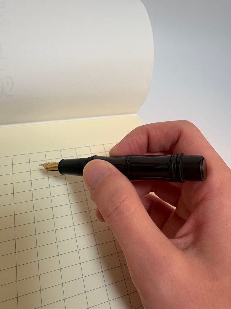 大橋堂｜万年筆｜エボナイト｜竹モデル｜M（中字）