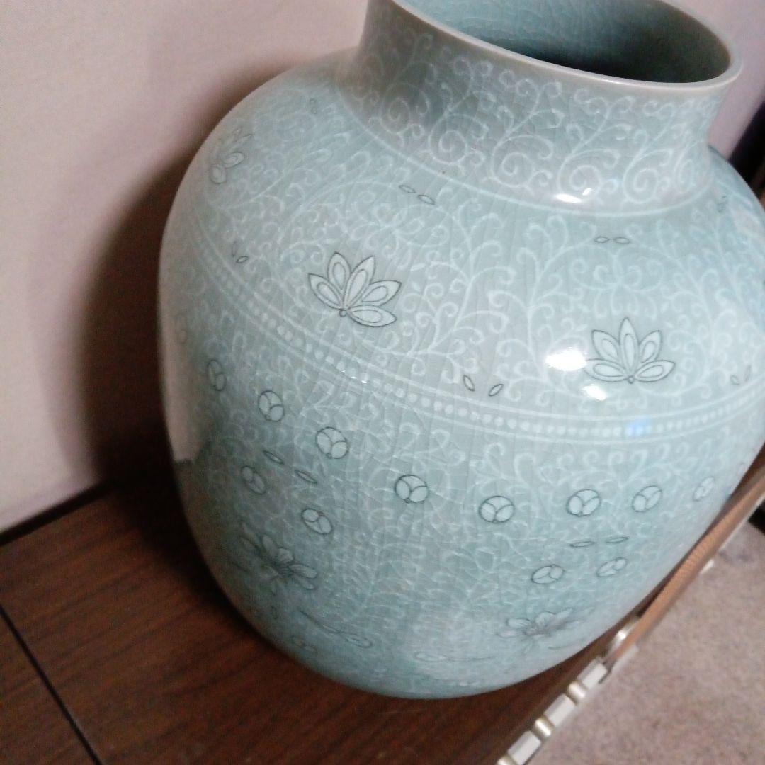 韓国陶芸青磁大壺