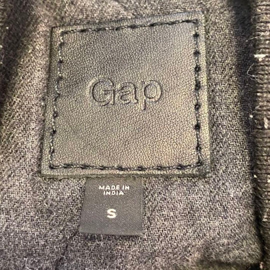 OLD GAP レザー MA-1 フライトジャケット オールドギャップ ブラック