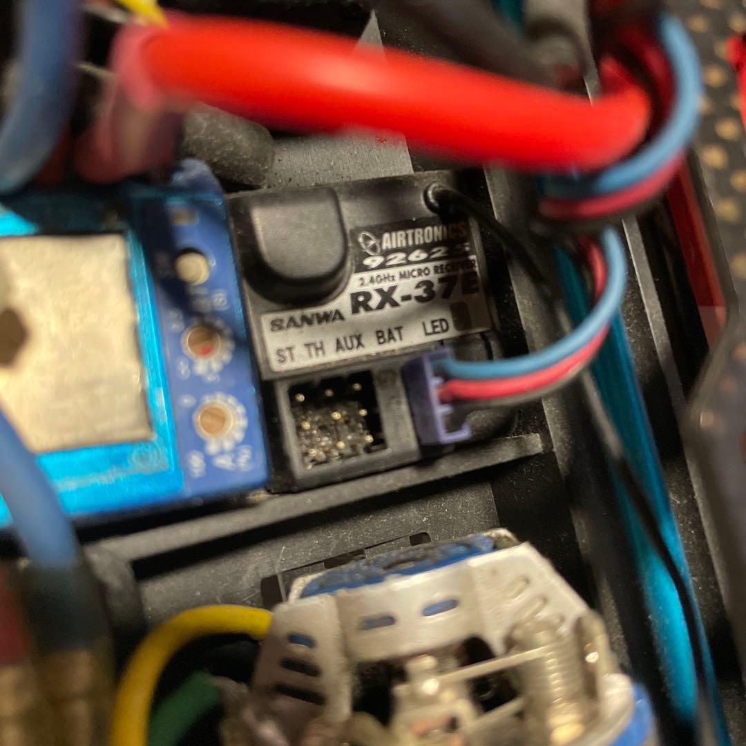 ホビーラジコン シャーシ カーボンバー付き