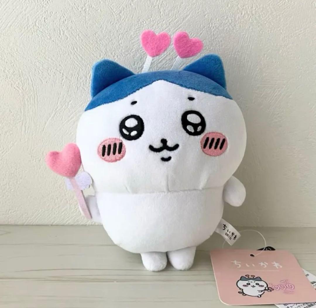新品　ちいかわ ぽてたま ぬいぐるみ ハチワレ ハート　猫　ねこ　ネコ　キャット