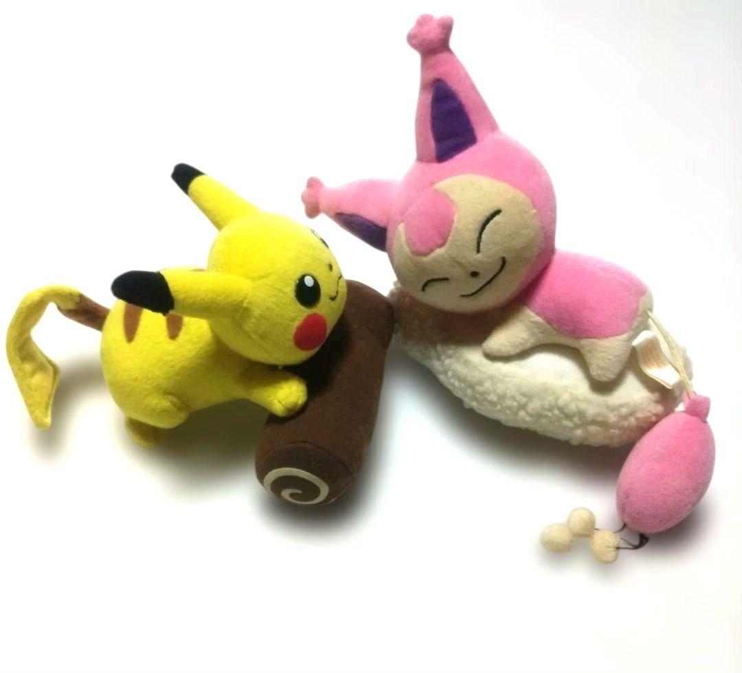 ポケモン　とりかえっこぬいぐるみ　ピカチュウ　 エネコ