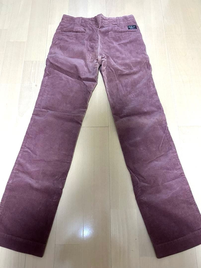 値下げ　新品未使用　トイズマッコイ コーデュロイ チノパン バーガンディ