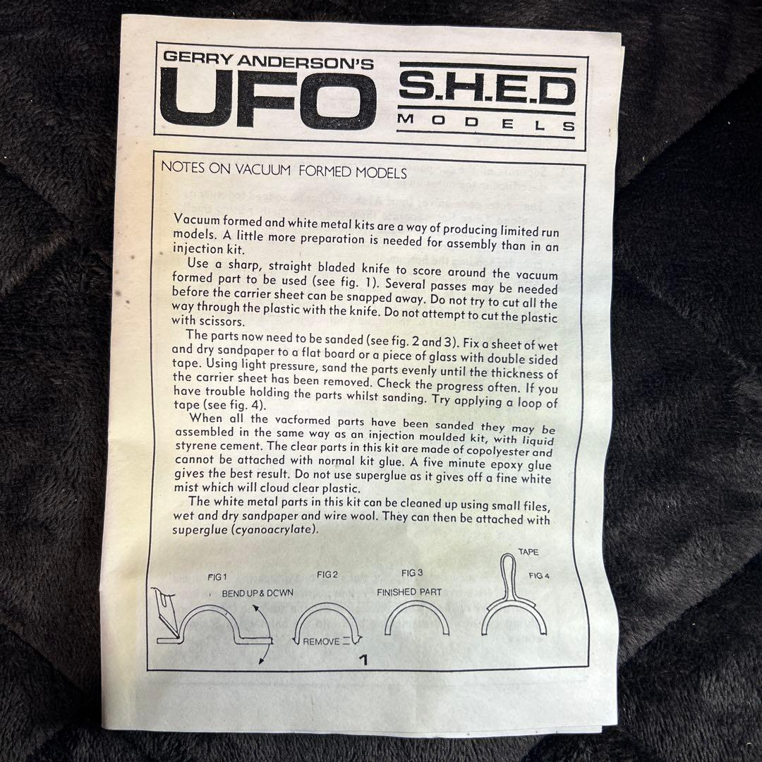 英国製　謎の円盤UFO ガレージ・キット