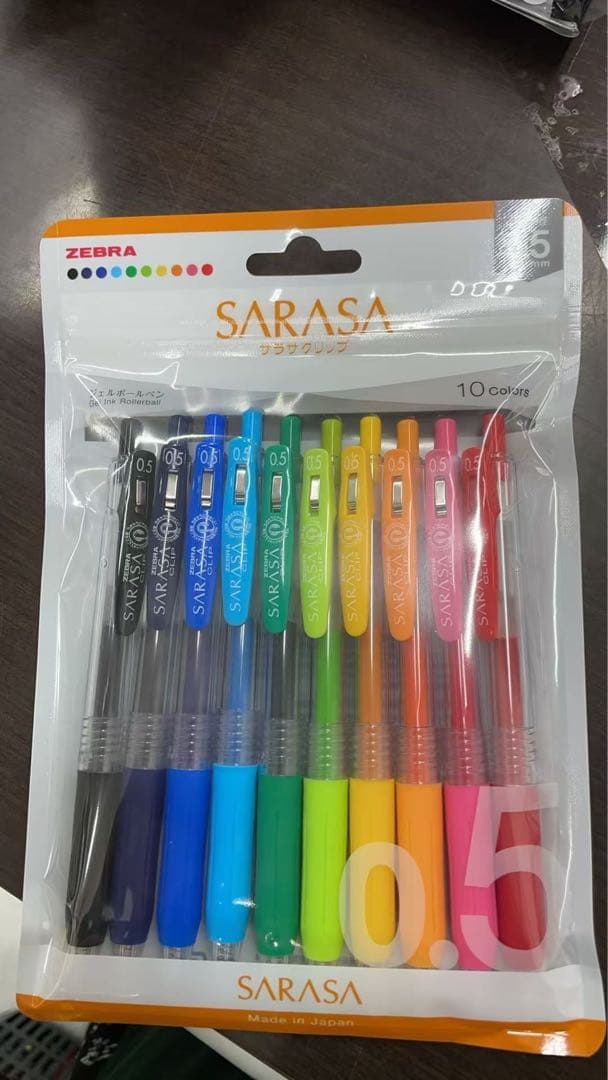 ZEBRA SARASA ボールペン 10色セット 0.5mm ×80セット