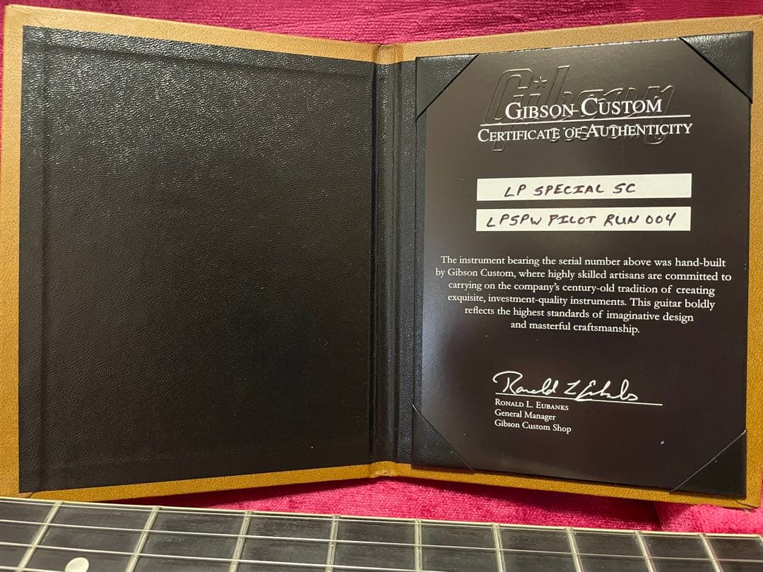 Gibsonギブソンカスタムレスポールスペシャル パイロットラン