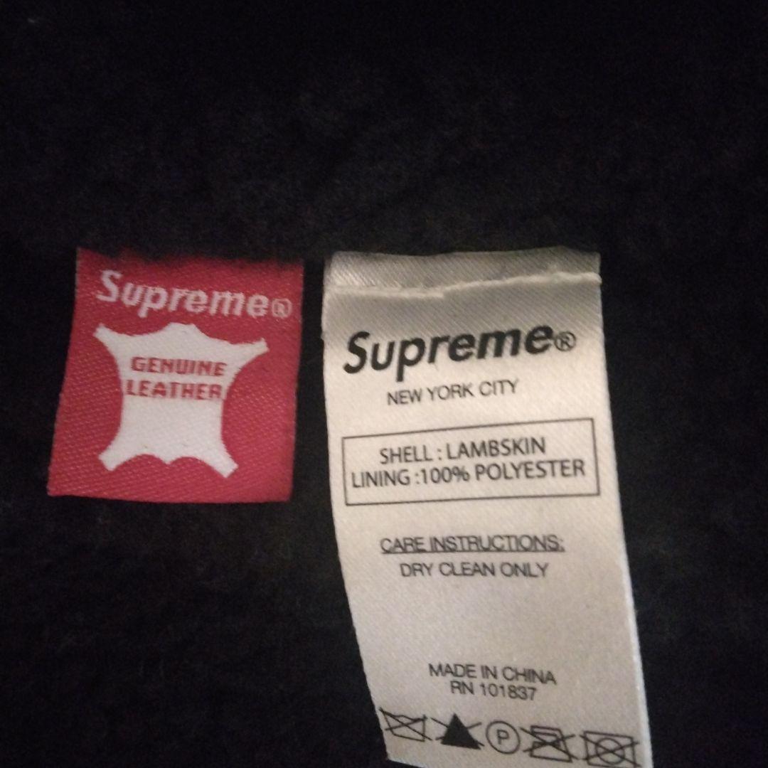 Supreme 黒 フルジッパー パーカー