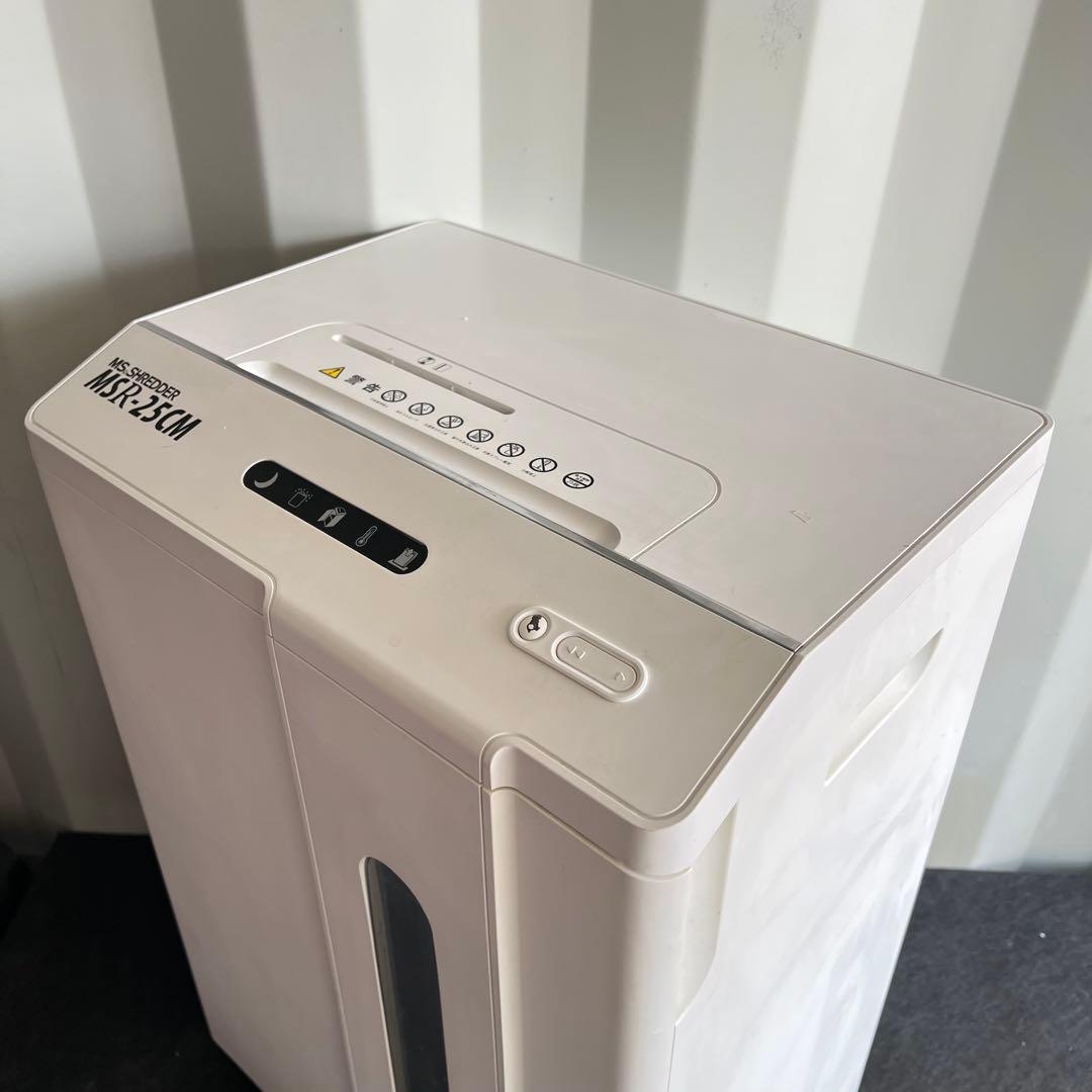A40良品✨　明光商会 MSシュレッダー MSR-25CM
