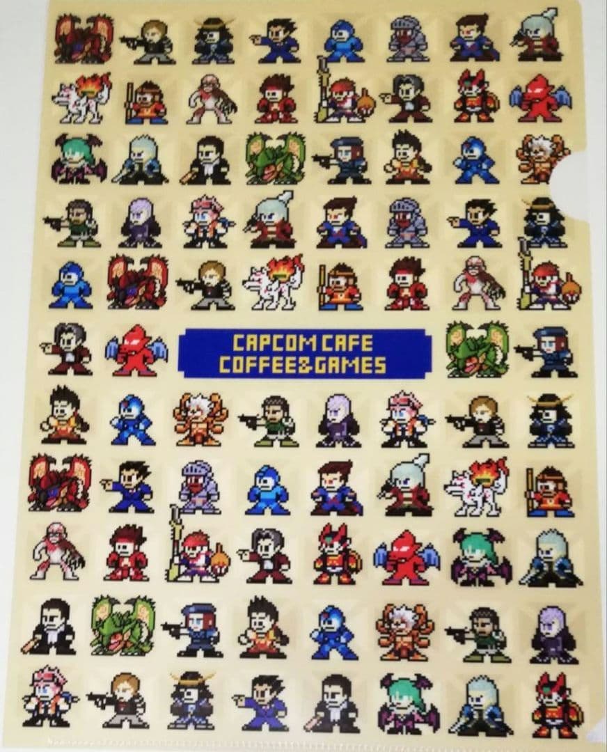 カプコンカフェ クリアファイル 戦国BASARA デビルメイクライ ロックマン