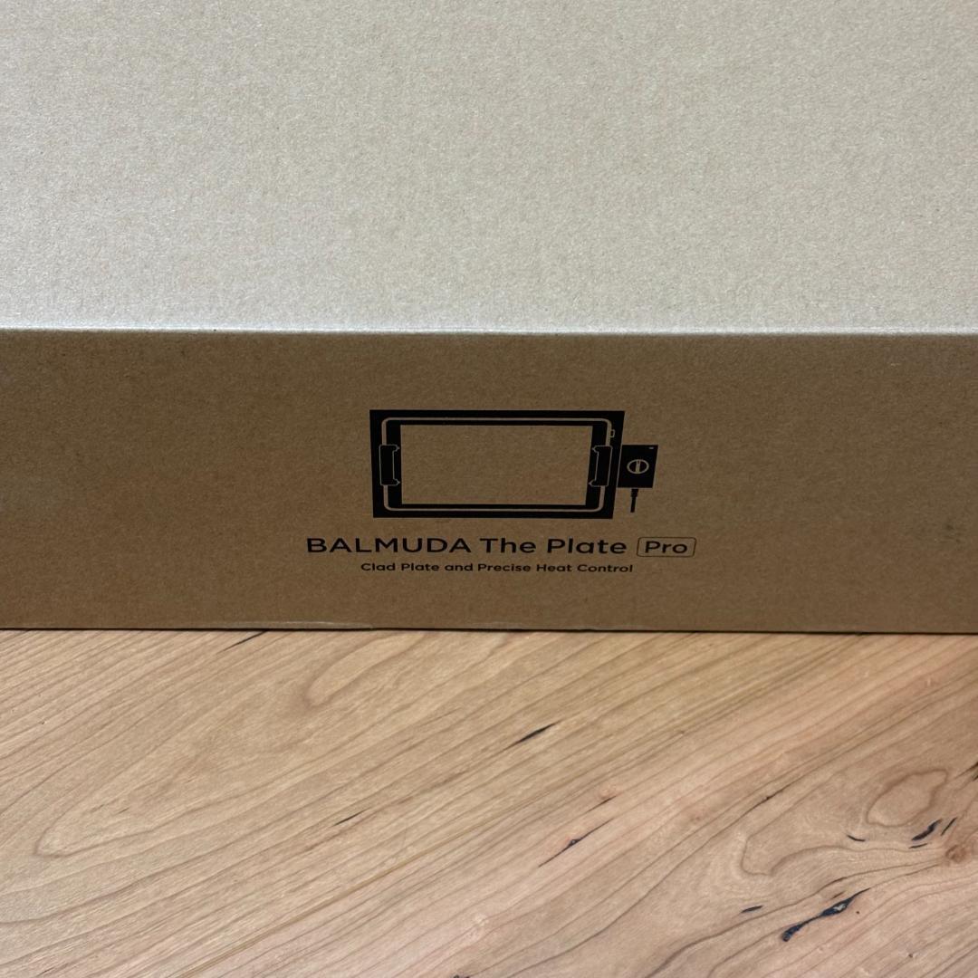 【新品】BALMUDA The Plate Pro Black K10A-BK