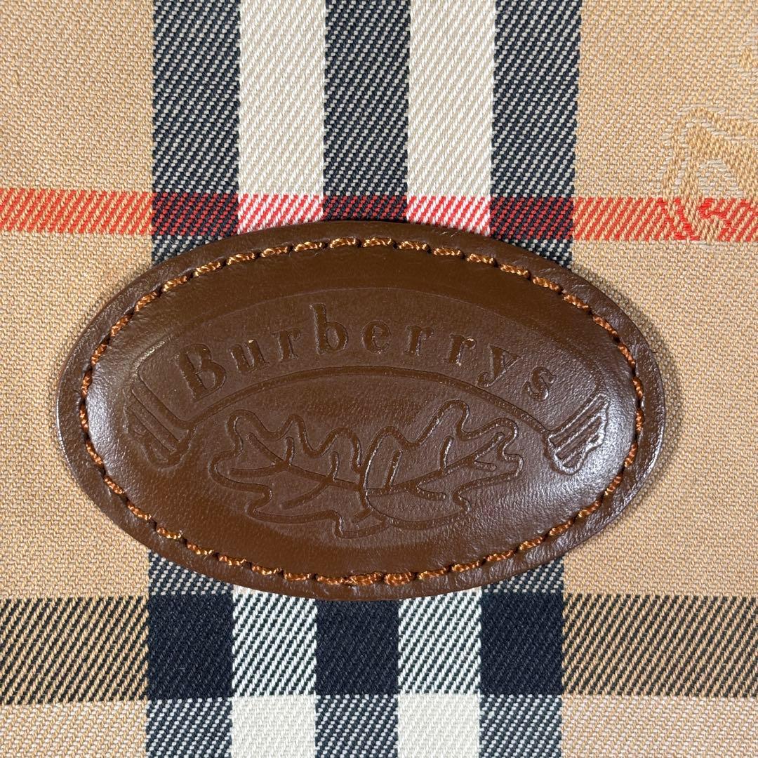 バーバリー ショルダーバッグ トートバッグ 肩掛け 巾着 ノバチェック ベージュ