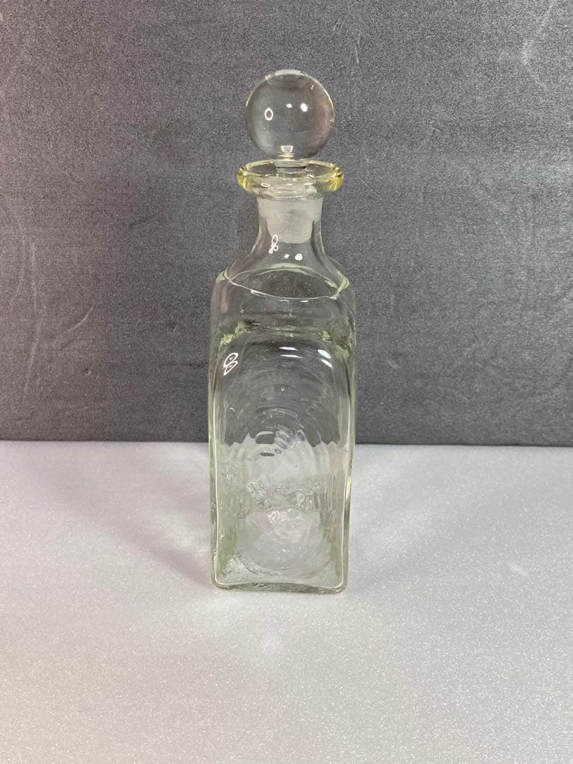 倉敷ガラス　小谷眞三　民藝　民芸　デキャンタ　角瓶　吹きガラス