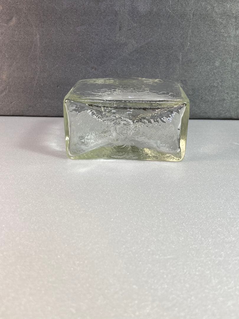 倉敷ガラス　小谷眞三　民藝　民芸　デキャンタ　角瓶　吹きガラス