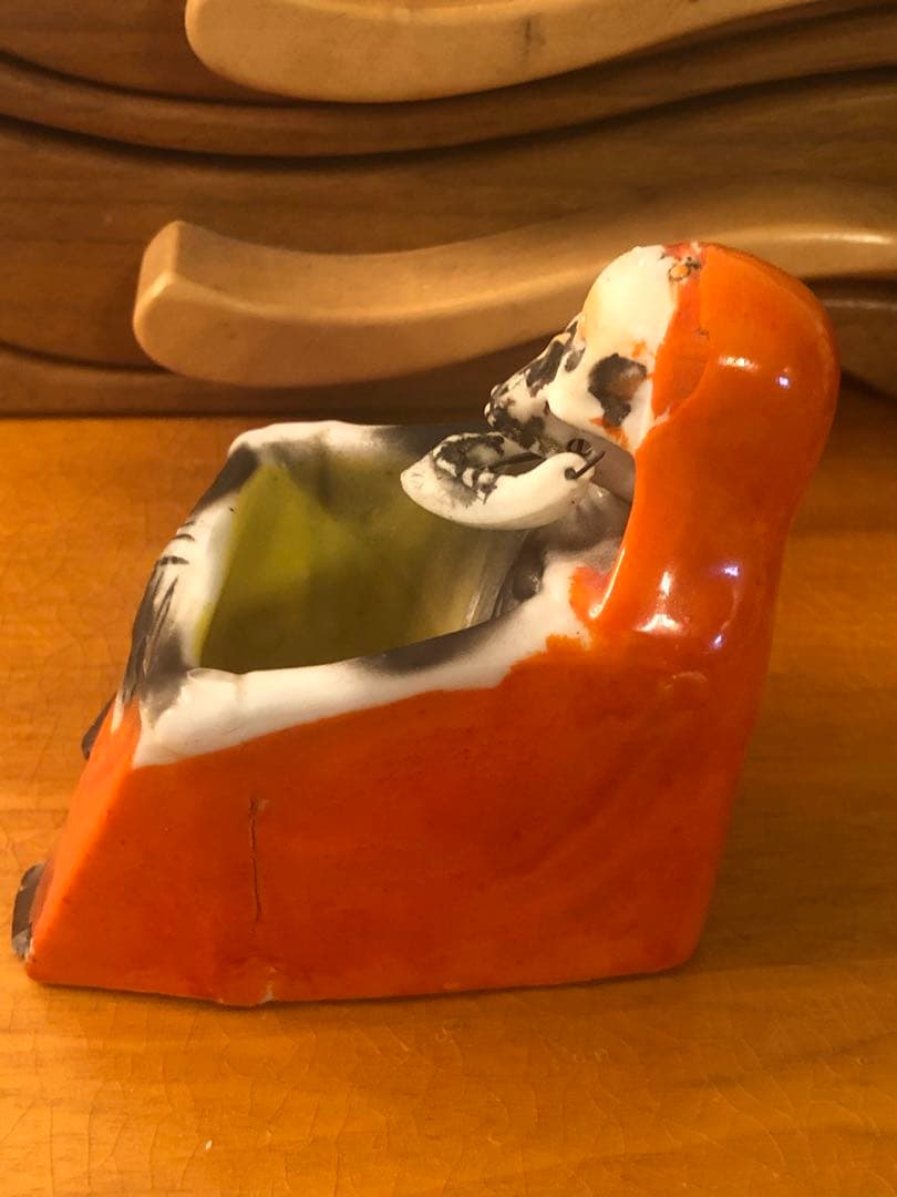 ビンテージ50s Japan スカル　髑髏　骸骨　死神　ミッドセンチュリー