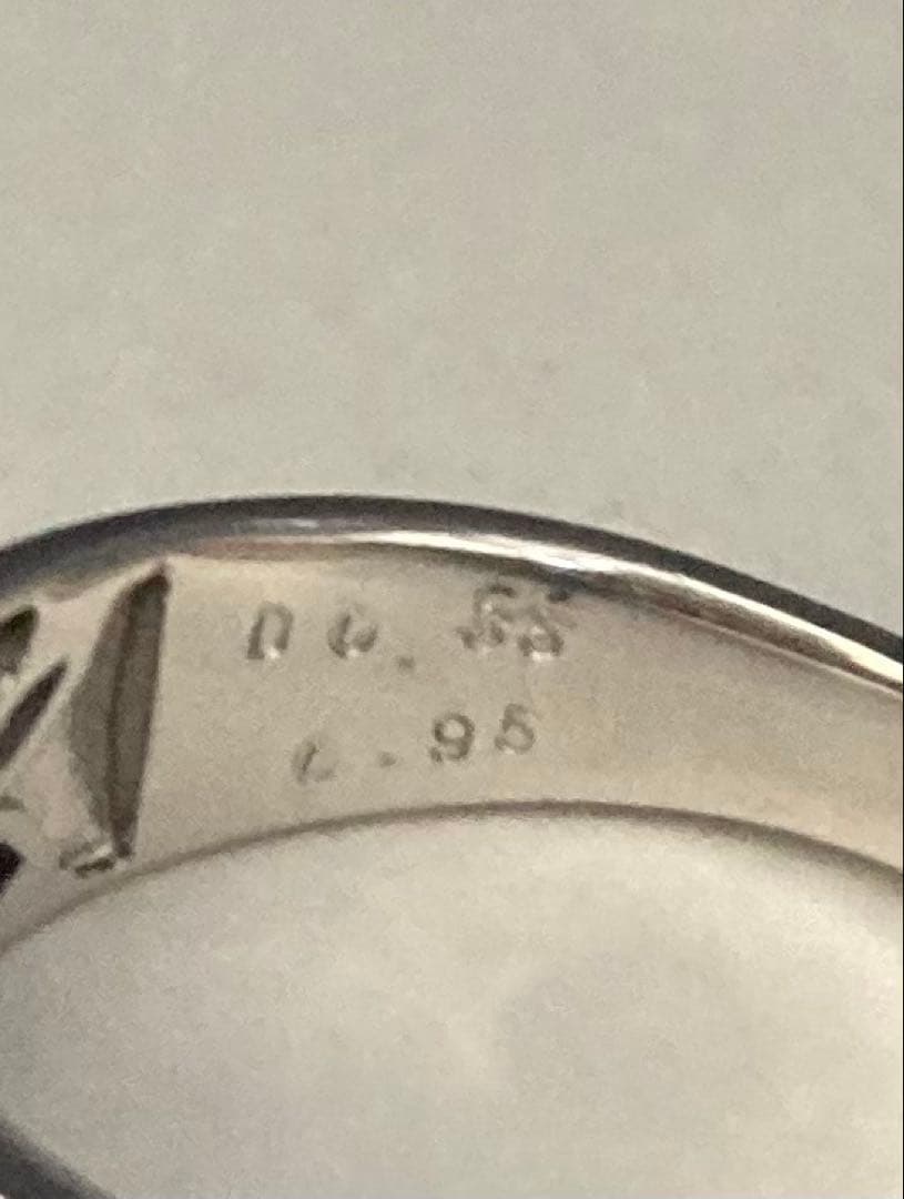 K18 WG ルビー&ダイヤモンド　リング（11号）