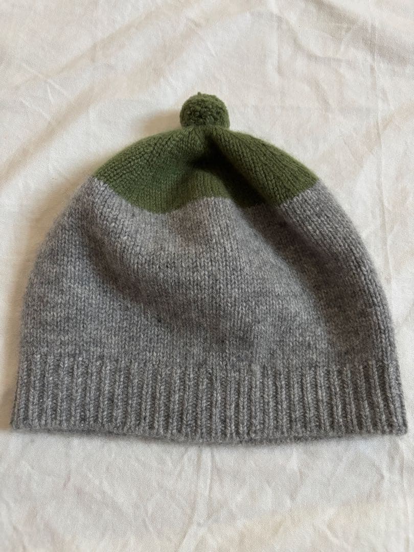 オールドマンズテーラー　R&D.M CO-バイカラー ニット帽