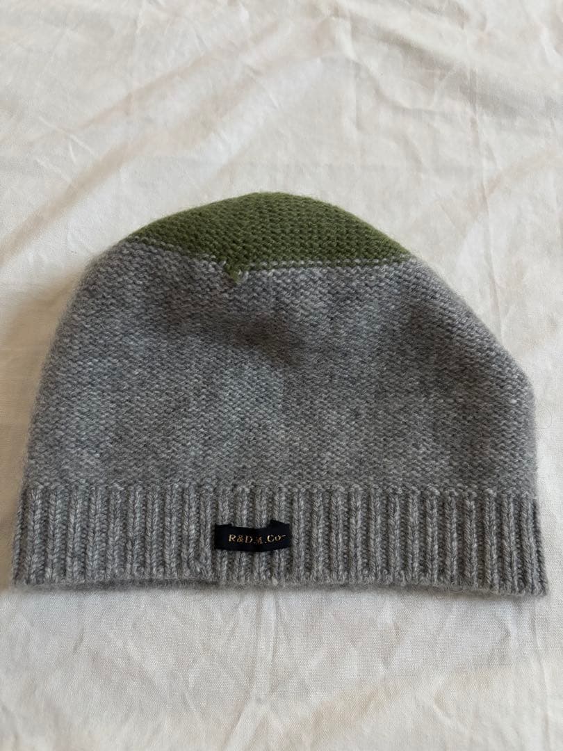 オールドマンズテーラー　R&D.M CO-バイカラー ニット帽