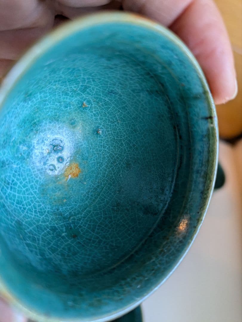 トルコブルー　やちむん　茶器セット　煎茶