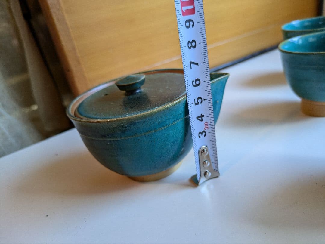 トルコブルー　やちむん　茶器セット　煎茶