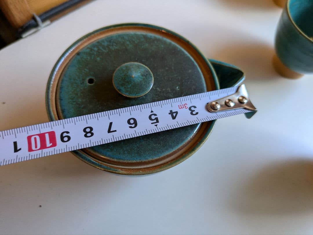 トルコブルー　やちむん　茶器セット　煎茶