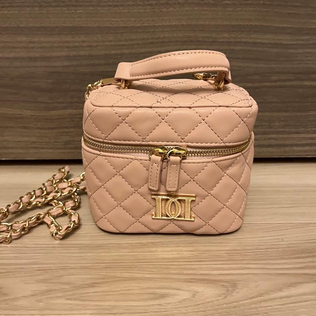 Darich キルティングスクエアミニバッグ　ピンク