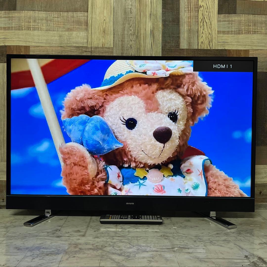 即日受渡割❣️全国送料込アイワ液晶テレビ43型 /4K対応Wチューナーで裏番組対応