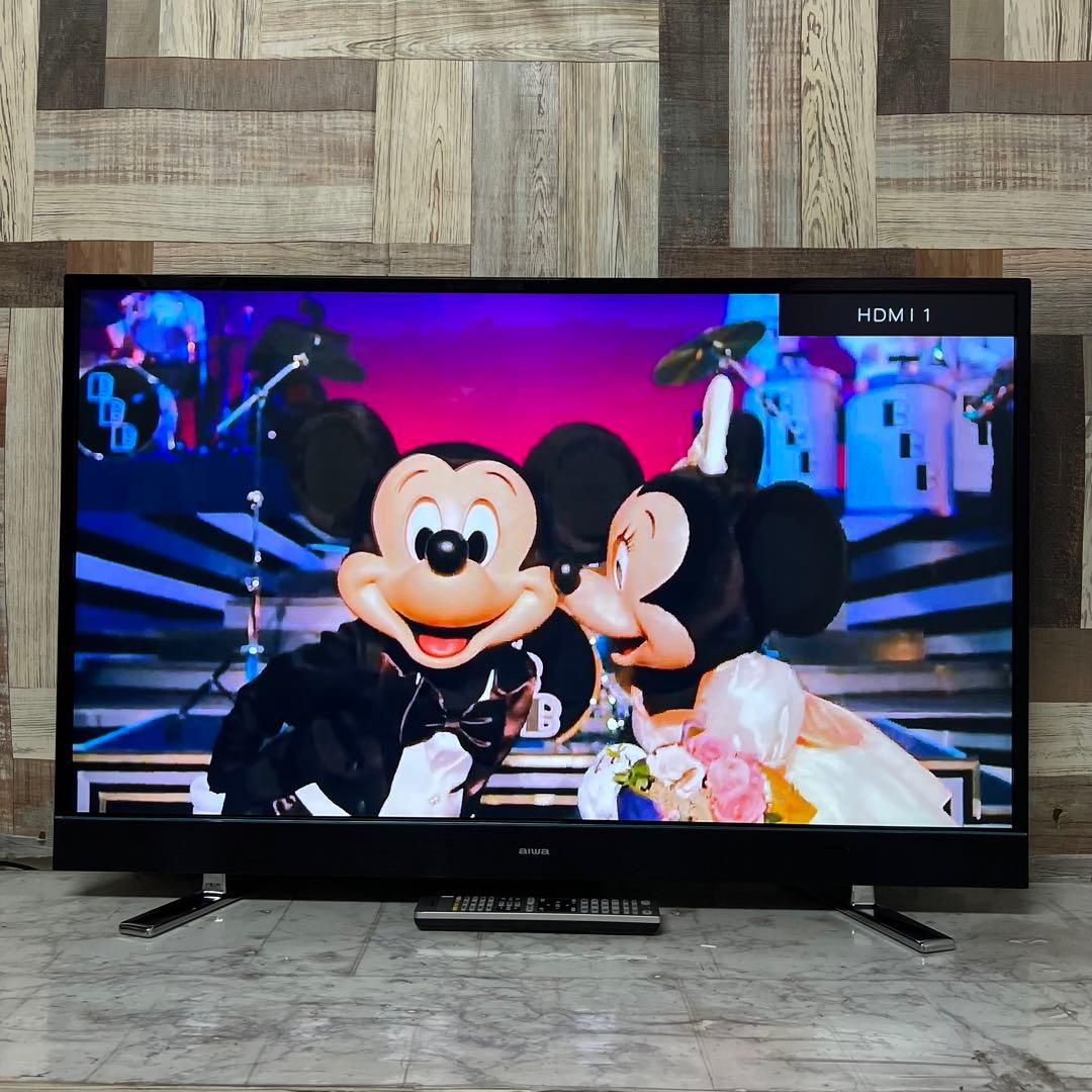 即日受渡割❣️全国送料込アイワ液晶テレビ43型 /4K対応Wチューナーで裏番組対応
