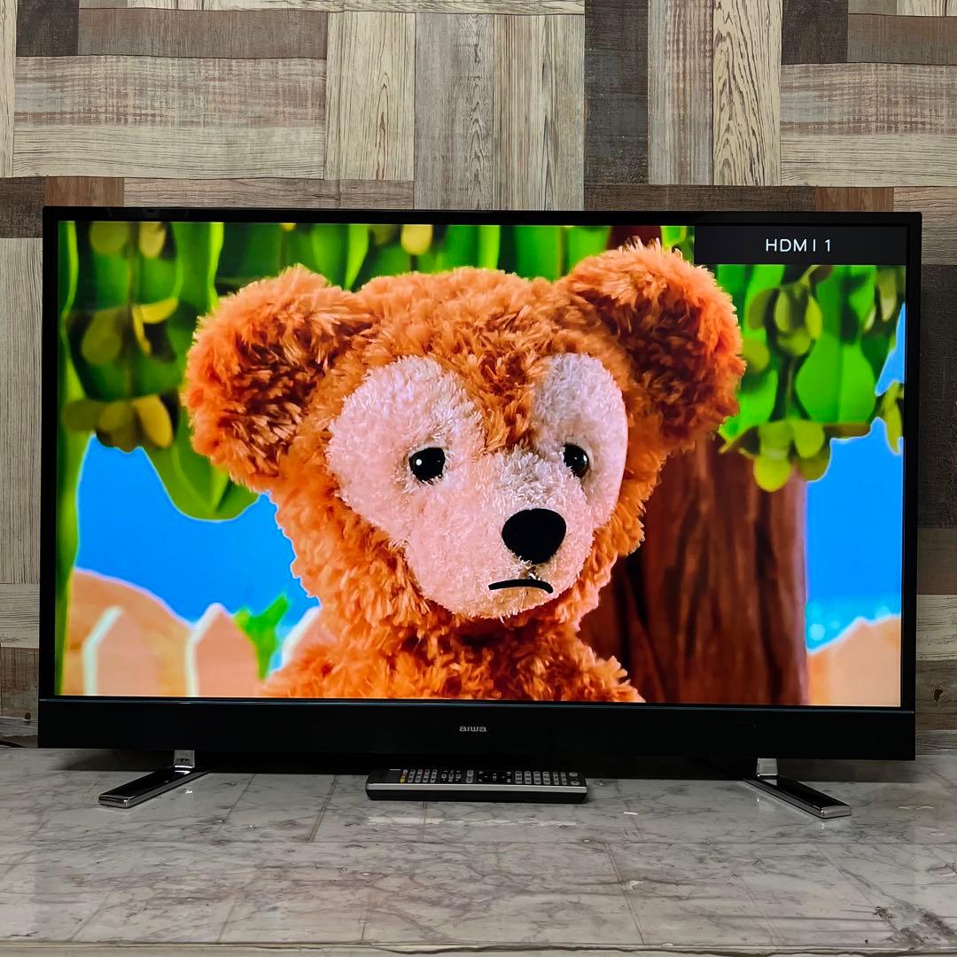 即日受渡割❣️全国送料込アイワ液晶テレビ43型 /4K対応Wチューナーで裏番組対応