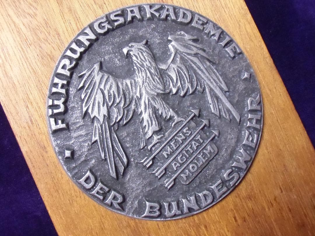 ＢＷドイツ軍/連邦軍＊ドイツ連邦軍指揮幕僚大学校額（実物）