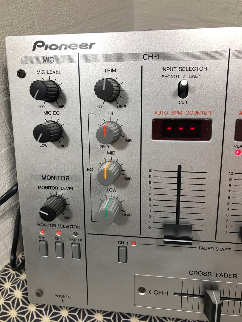 pioneer dj パイオニア　DJM-300 銀 フェーダーメンテナンス