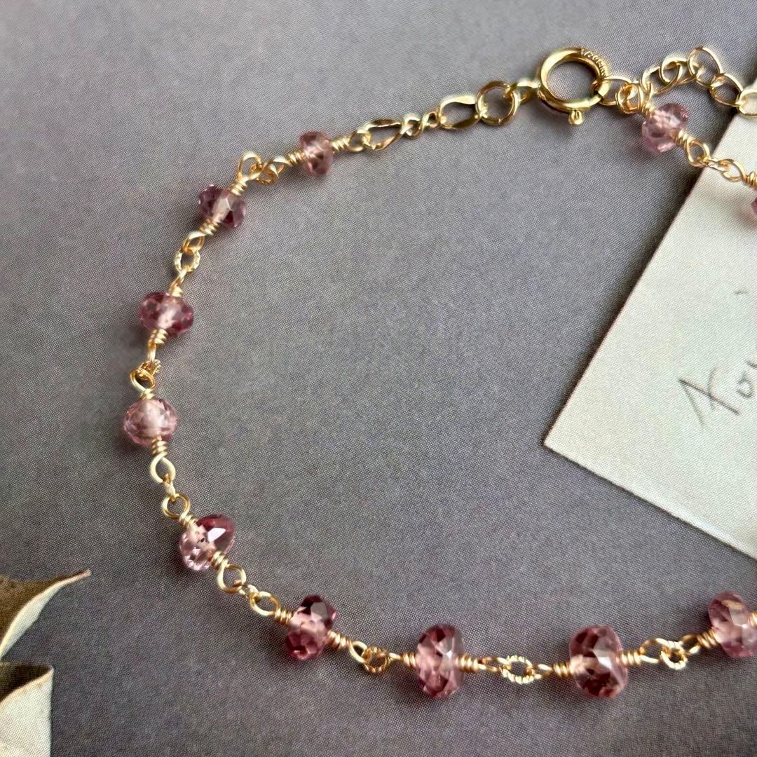 専用✳︎14kgf マラヤガーネット　ドラゴンガーネット　ブレスレットとピアス