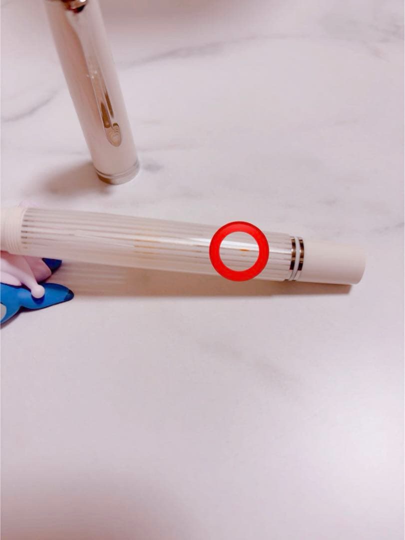 ペリカン　スーべレーンM605ホワイトストライプ　細字