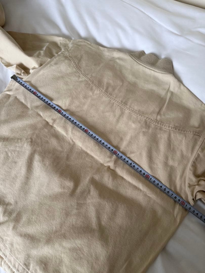 90s GOODENOUGH キャップショルダージャケット ベージュ S