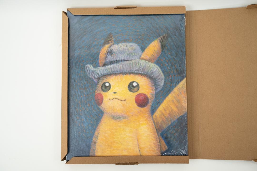 【新品・美品・希少】ゴッホピカチュウ　キャンバス　ポケモンゴッホ展