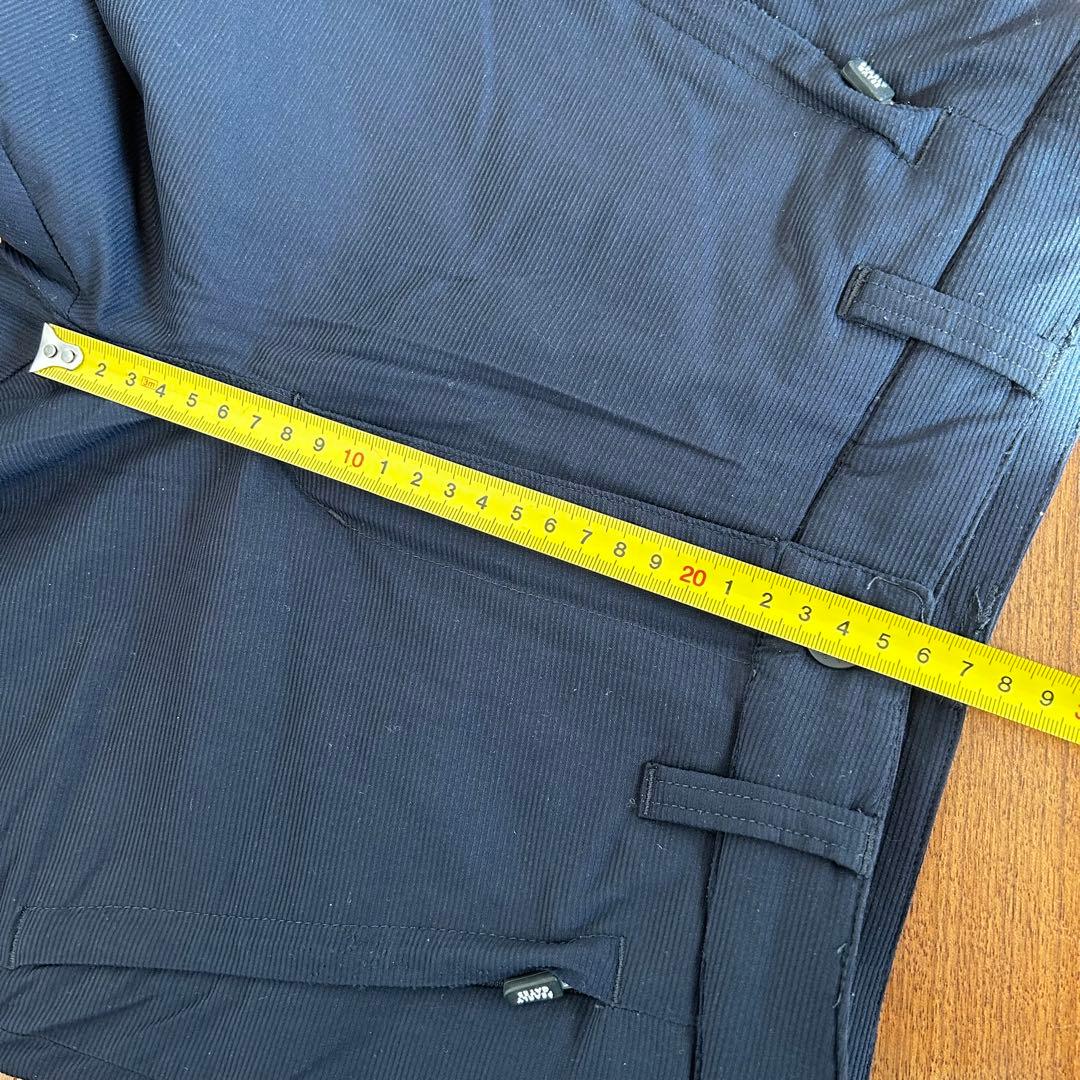 PEARLY GATES 中綿パンツ ネイビー ジップロゴ　小さいサイズ