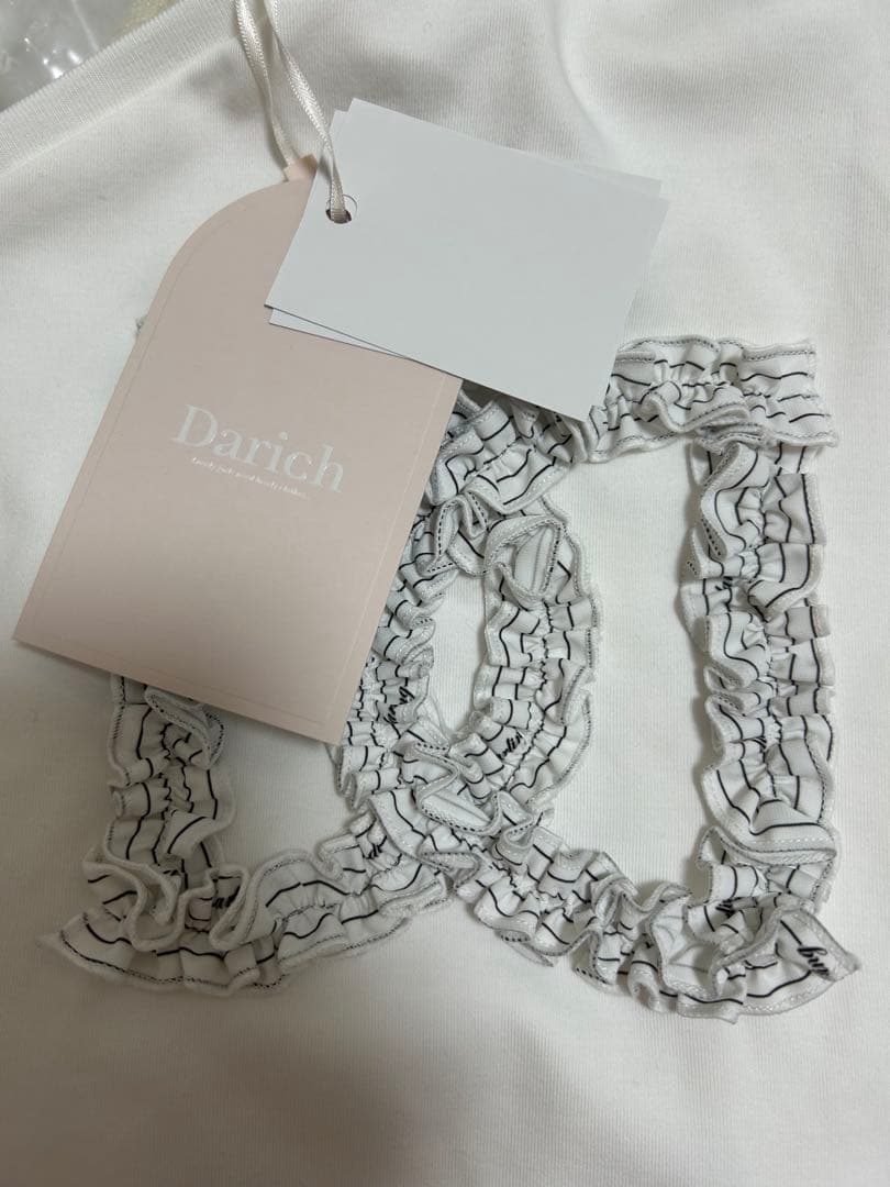 Darich 新品　ビッグリボンワンショルトップス