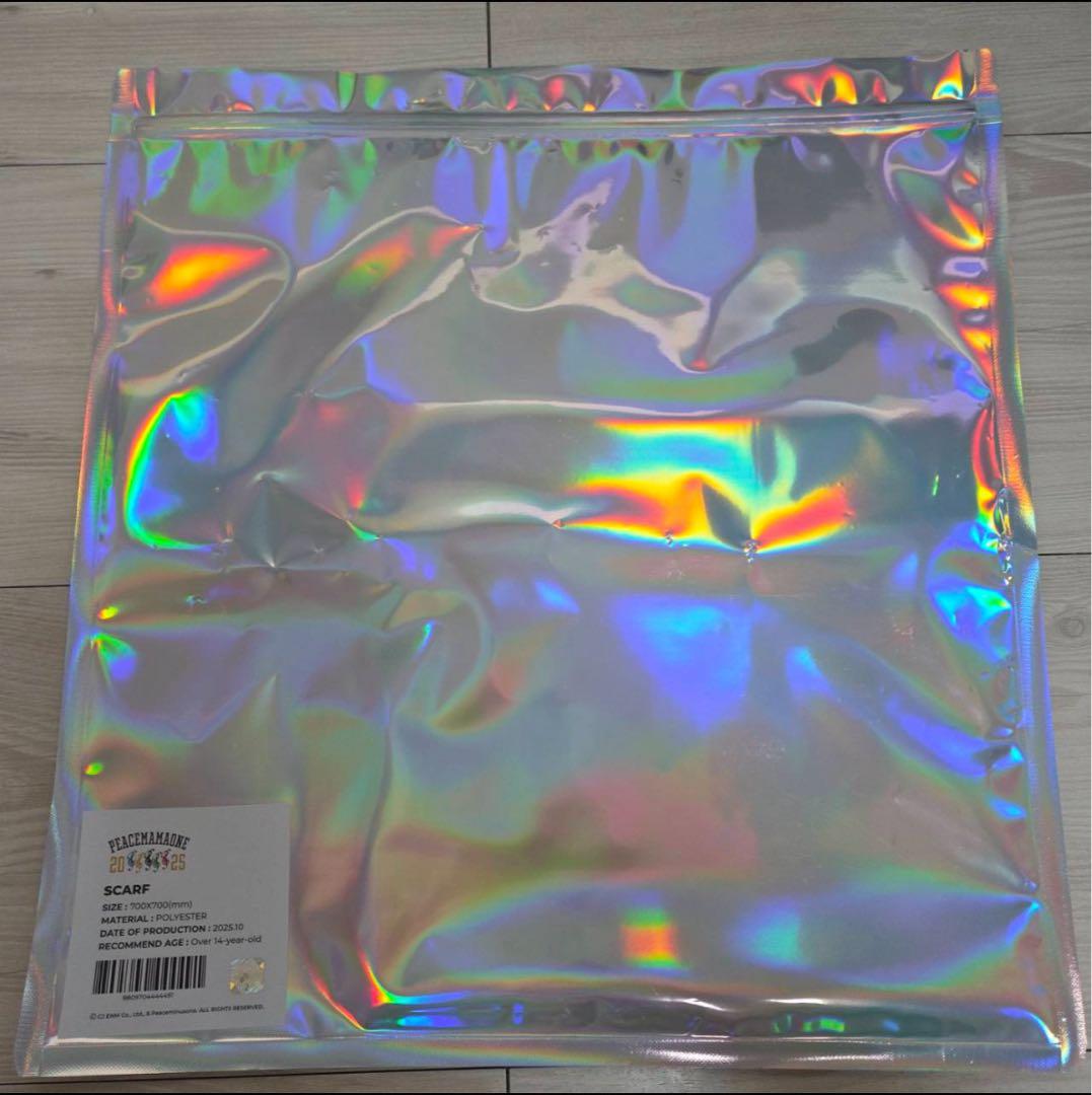 GDRAGON peacemamaone 韓国 popup限定　スカーフ　新品