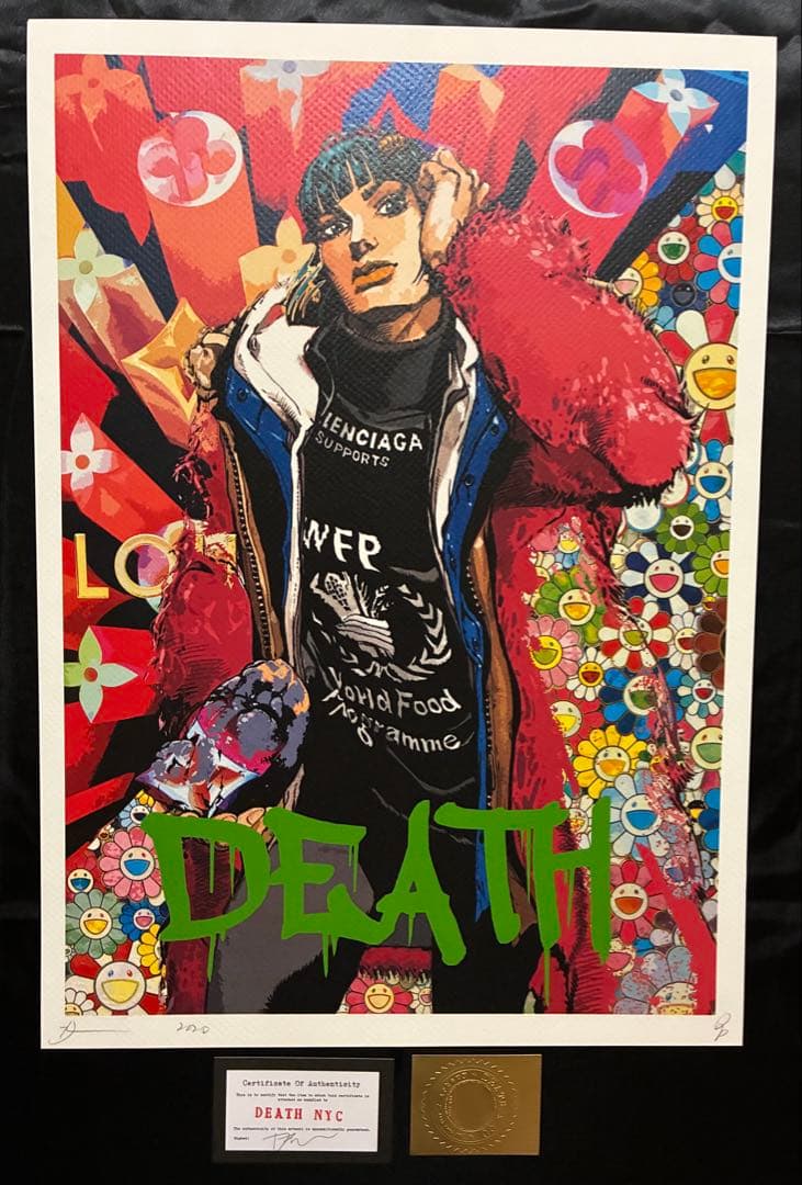 世界限定100枚 DEATH NYC アート ポスター jo22
